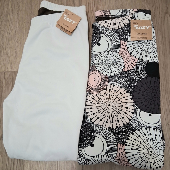 Just Cozy Pants - Cozy Women's Patterned and White Leggings